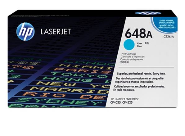 HP CE261A 648A파랑 정품토너AC 화이트팩 20% 차감