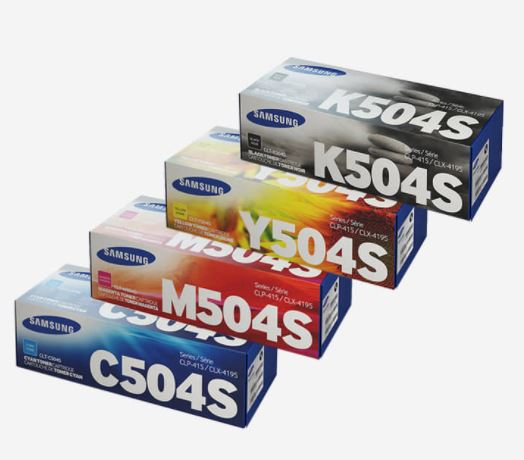 삼성 CLT-M504S 빨강 정품토너