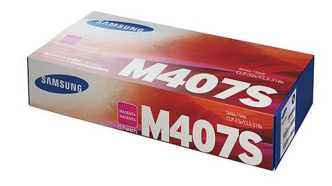 삼성 CLT-M407S 빨강 정품토너