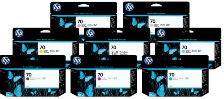 HP70 C9448A 매트검정 정품잉크HP70 C9449A 포토검정 정품잉크