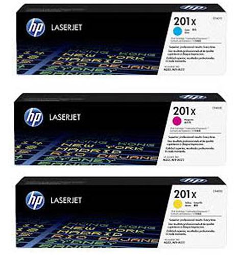 HP CF401X 201X  파랑 정품토너HP CF402X 201X  노랑 정품토너HP CF403X 201X  빨강 정품토너