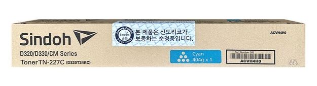 신도리코 D320T24KC TN-227C 파랑 정품토너비매품도장제품 50% 차감순정품스티커 미부착 50% 차감