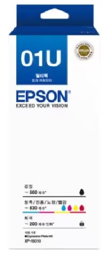 엡손 T01U8706색세트 멀티팩 정품잉크