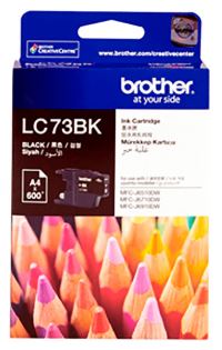 브라더 LC73BK 
검정 정품잉크